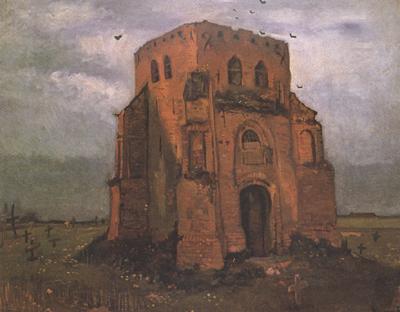 Vincent Van Gogh The Old Cemetery Tower at Nuenen (nn04) France oil painting art